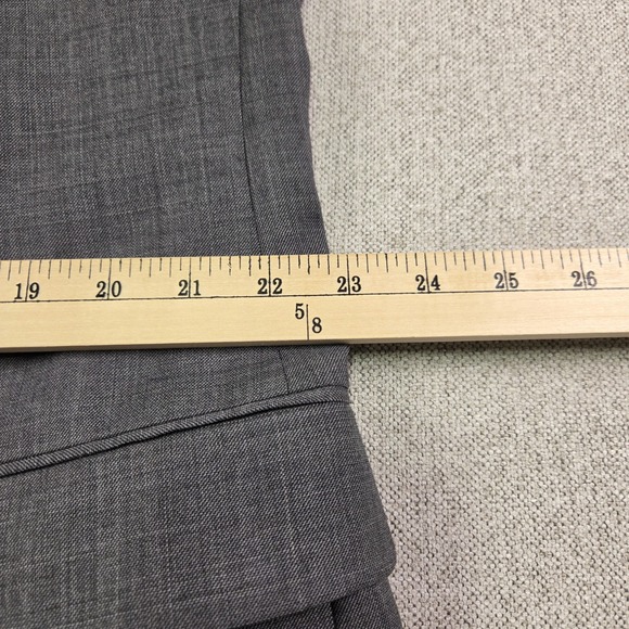 Lauren Ralph Lauren Men's Lancaster‎ Classic Ultra Flex Suit Jacket Grey 46R - Picture 10 of 11